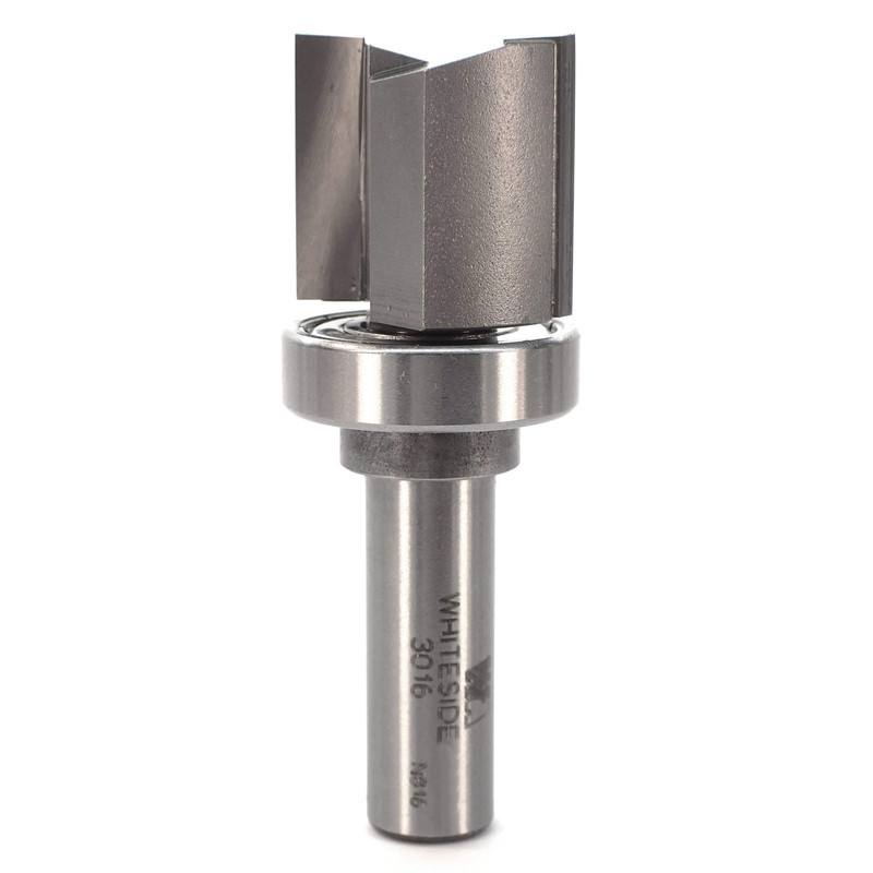 Bearing Template Router Bit - Shank:1/2" - Diameter:1-1/8" - Cutting Length:1"